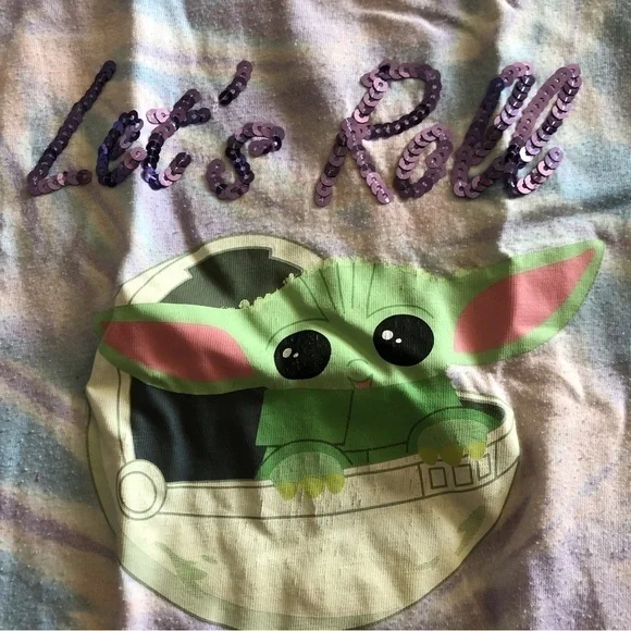 Star Wars "The Child" tie dye short sleeve graphic tee in size XS - Picture 2 of 3